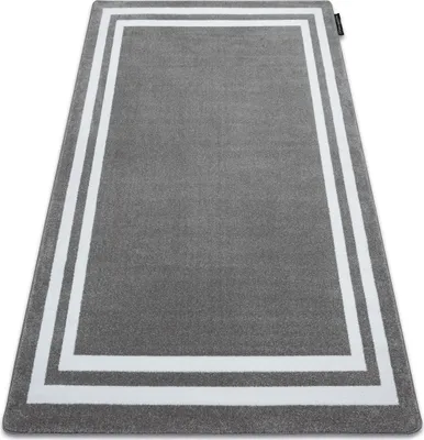 Produktbild von Teppich HAMPTON Rahmen grau Grau 160x220 cm