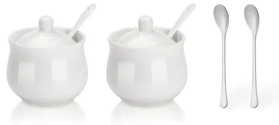 Produktbild von Set mit 2 Zuckerbehältern mit Deckel und Löffel