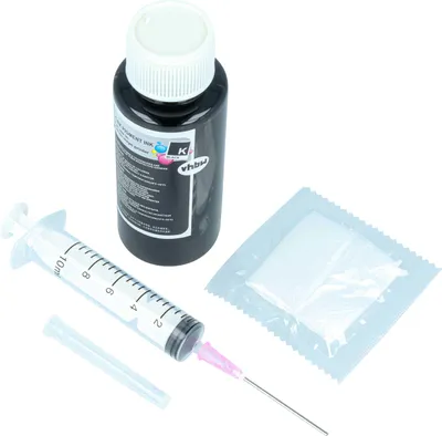 Produktbild von vhbw Nachfülltinte kompatibel mit Canon Drucker - Refilltinte Schwarz, Pigmentiert, 100ml