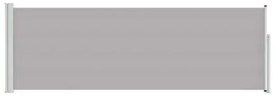 Produktbild von Ausziehbare Seitenmarkise Terrasse - Sichtschutz Windschutz - 100x300 cm - Für Garten Balkon Hof - Seitenrollo Sonnenschutz - Grau