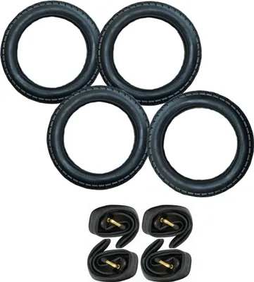 Produktbild von 4x 12" Set 47-203 = 12 1/2 x 1.75 x 2 1/4 Kinderwagen Kinder Rad Reifen + Schlauch