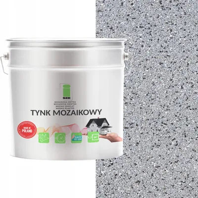 Obrázek produktu pro Šedá pryskyřičná mozaiková omítka třídy 1, mrazuvzdorná, 7 kg, výrobce