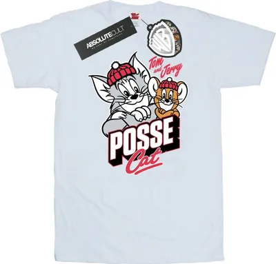 Produktbild von Tom And Jerry - "Posse Cat" T-Shirt für Herren BI52093 (M) (Weiß)