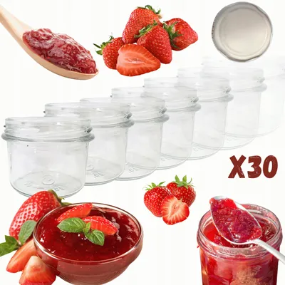 Produktbild von Wamar-Sosenka Glasbehälter 235ml für Marmelade & Gewürze 30 Stück