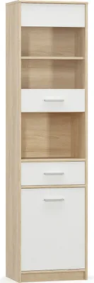 Obrázek produktu pro nabbi Vitrína Tavir SC-1D1DRW - dub sonoma / bílá