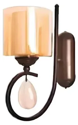 Zdjęcie produktu dla Lampa ścienna do salonu, model, złoty kolor, do sypialni, nowoczesny żyrandol, szkło