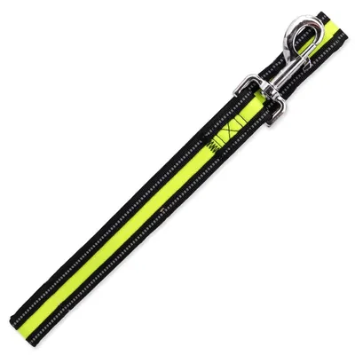 Image de Laisse Dog Fantasy Neoprene M/L citron vert 2,5 x 120 cm