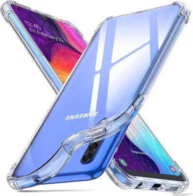 Produktbild von Hülle für Samsung Galaxy A50 - Stoßfeste Transparent Handyhülle Kratzfest Schutzhülle Ultra Dünn Phonillico®