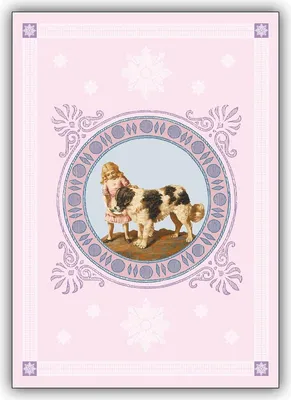 Produktbild von 5x Grußkarten Klappkarten Mädchen und Hund, DIN A6 gefaltet, inkl. Umschlag - tolle Grusskarte in