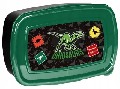 Produktbild von Paso Brotdose Dino Grün Kinder Lunchbox mit Dinosaurier Motiv
