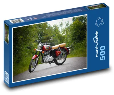 Obrázok produktu pre Puzzle 500 Červená motorka na ceste - martinpuzzle