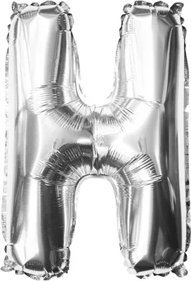 Produktbild von Oblique Unique Folien Luftballon Buchstabe H Geburtstag Silber Hochzeit Party Deko Ballon - silber