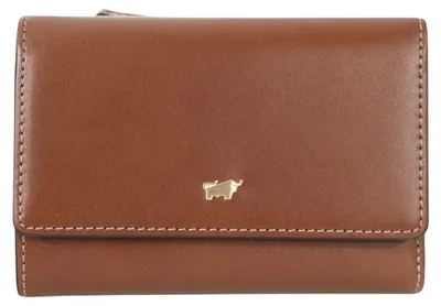 Immagine prodotto di Portafoglio ALICE, modello portamonete, marrone, in pelle, con 15 scomparti per carte, da donna