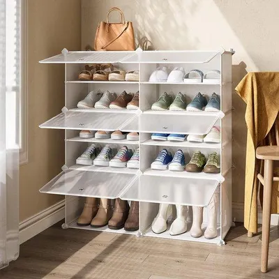 Produktbild von Schuhregal 81x30x91cm Schuhablage