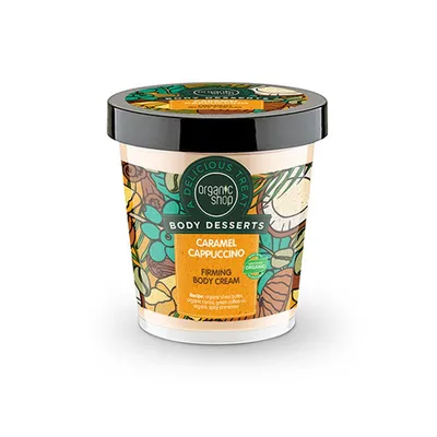 Zdjęcie produktu dla Organic Shop Body Desserts Ujędrniający krem do ciała Karmelowe Cappuccino, 450ml
