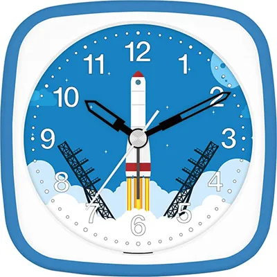 Produktbild von EUROTIME Kinderwecker Weltraum - Raketenstart