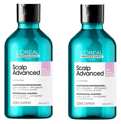 Immagine prodotto di Loreal Scalp Advanced Shampoo Anti-Discomfort per cuoio capelluto sensibile 2x300ml
