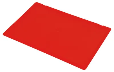 Obrázek produktu pro Warmbier hákové víko, pro skladovací kontejner IDP-STAT, ESD, 400 x 300 x 10 mm, červené 5311.R.43