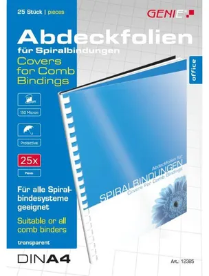 Produktbild von Genie 12385, A4, Transparent, 215 mm, 3,75 mm, 295 mm, 301 g