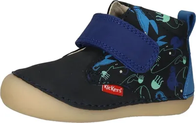 A single Kickers boot for children, shown from the side against a white background.