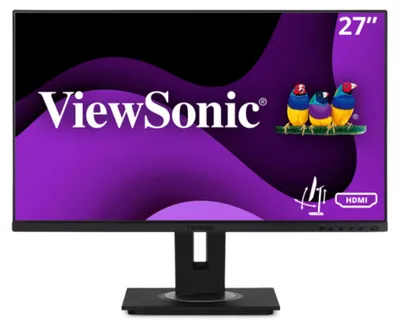 Produktbild von Viewsonic VG Series VG2748A-2, 68,6 cm (27"), 1920 x 1080 Pixel, Full HD, LED, 5 ms, Schwarz