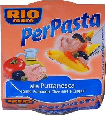 Produktbild von Rio Mare Per Pasta "Puttanesca" Thunfisch in Olivenöl mit Gemüse 320 gr.