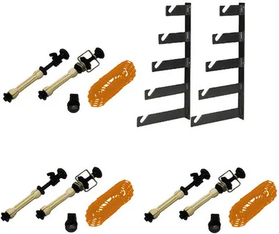 Produktbild von Walimex 5-fach Hintergrund Wandmontageset, 3er Set
