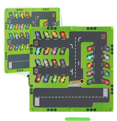 Immagine prodotto di Giocattolo didattico magnetico, in legno, avvincente gioco dell'alfabeto, multicolore