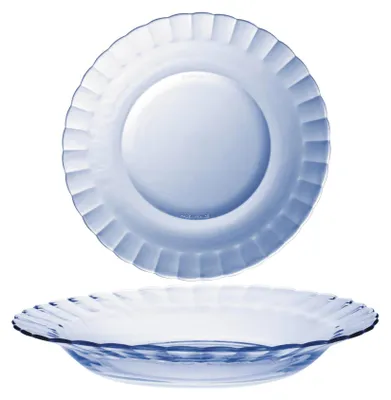 Produktbild von Duralex PICARDIE MARINE tiefer Teller blau 230 x 35 mm - 6er Set