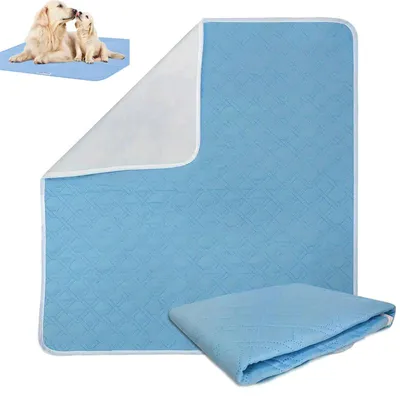 Produktbild von Wiederverwendbare Inkontinenzunterlage 86x91cm 2er Set Waschbare Bettschutzauflage Wasserdicht Matratzenschutz Senioren Pflege Kinder Haustiere