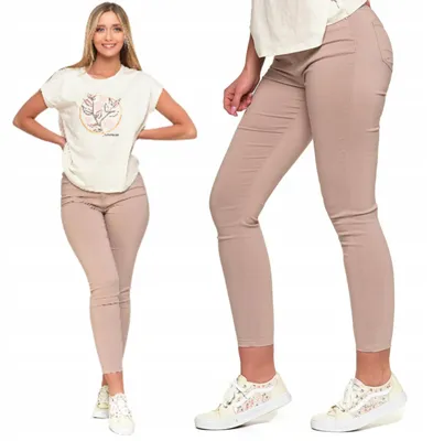 Produktbild von Damen-Viskosehose, stilvoll, bequem und elegant, MORAJ M, beige