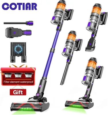 Obrázek produktu pro Akumulátorový vysavač, výkon 500 W, doba provozu 60 minut, R11-fialový