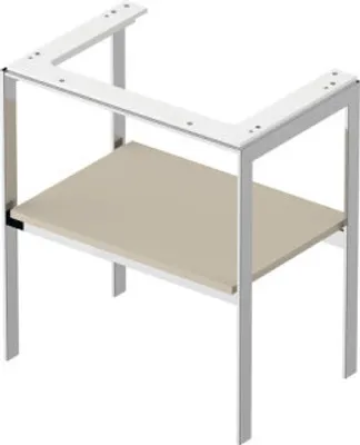 Produktbild von DURAVIT WT454006060 Metallkonsole bodenst. White Tulip