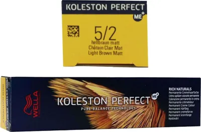Produktbild von Wella Koleston Perfect ME Rich Naturals 60 ml 5/2 hellbraun matt