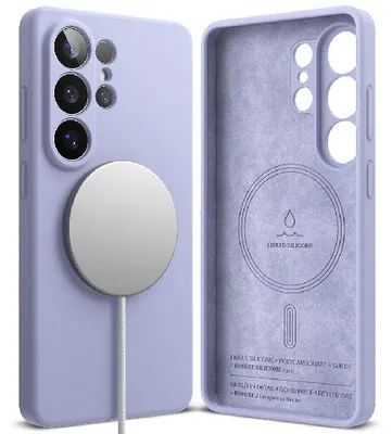 Obrázok produktu pre Ringke - Silicone MagSafe silikónové puzdro s MagSafe pre Samsung Galaxy S26 Ultra - levanduľové