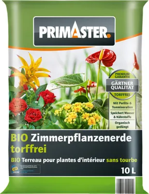 Produktbild von Primaster Zimmerpflanzerde torffrei 10 L