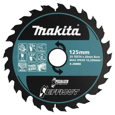 Produktbild von Makita Kreissägeblatt 125x20x25Z EFFICUT