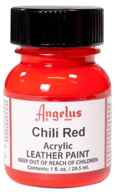 Lederfarbe Chili Rot, 29,5 ml, Acryl, Glanz, 1 Flasche