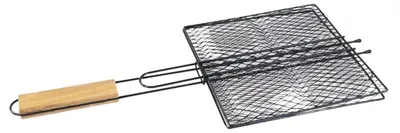 Image de BBQ Retourneur de viande pour barbecue Burgergriller Pince à viande Grille de barbecue Pince à grillades Grille