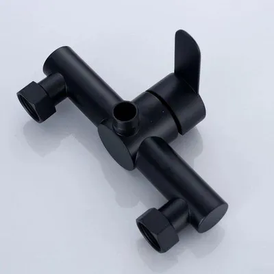 Produktbild von Famanu Duscharmatur Mischbatterie Schwarz - Hochwertiger 304 Edelstahl