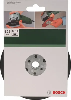 Produktbild von Bosch  Schleifteller (für Winkelschleifer Ø 125 mm, Flanschgewinde M14