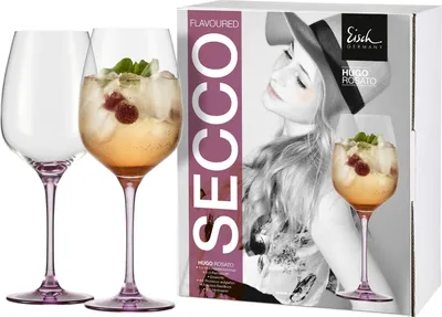 Zdjęcie produktu dla Eisch SECCO FLAVOURED Zestaw 2 szklanek Hugo różowy