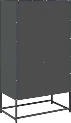 Immagine prodotto di Credenza Antracite 68x39x123 cm Acciaio