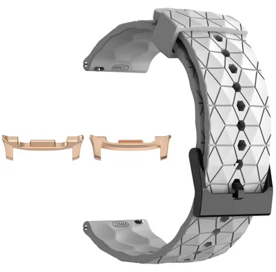 Obrázek produktu pro Pro Samsung Galaxy Watch 8 / 8 Classic / Ultra 2 Silikonový fotbalový design Náhradní pásek na ruku White