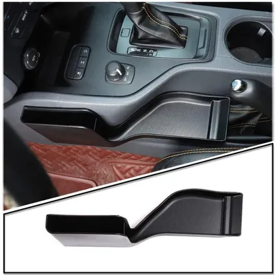 Image de Boîte de rangement pour console centrale, en plastique ABS, compatible avec Ford Ranger de 2015 à 2021