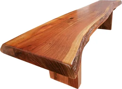 Immagine prodotto di MASSIVMOEBEL24 | FREEFORM #106 Panca in legno di acacia - laccato / noce 155x38x45