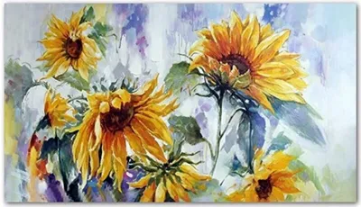 Produktbild von Norimpex Diamant-Gemä lde Sonnenblumen 80x40cm
