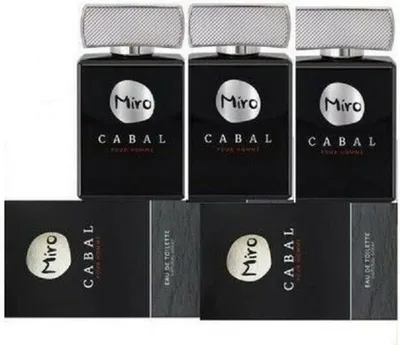 Produktbild von Miro CABAL pour homme Eau de Toilette Spray 3 x 75 ml (225 ml)