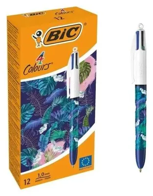 Zdjęcie produktu dla Długopis BIC 4 kolory Botanical