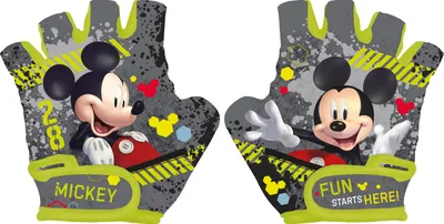 Produktbild von Disney Mickey Mouse Fahrradhandschuhe Bunte Designs für kleine Radfahrer